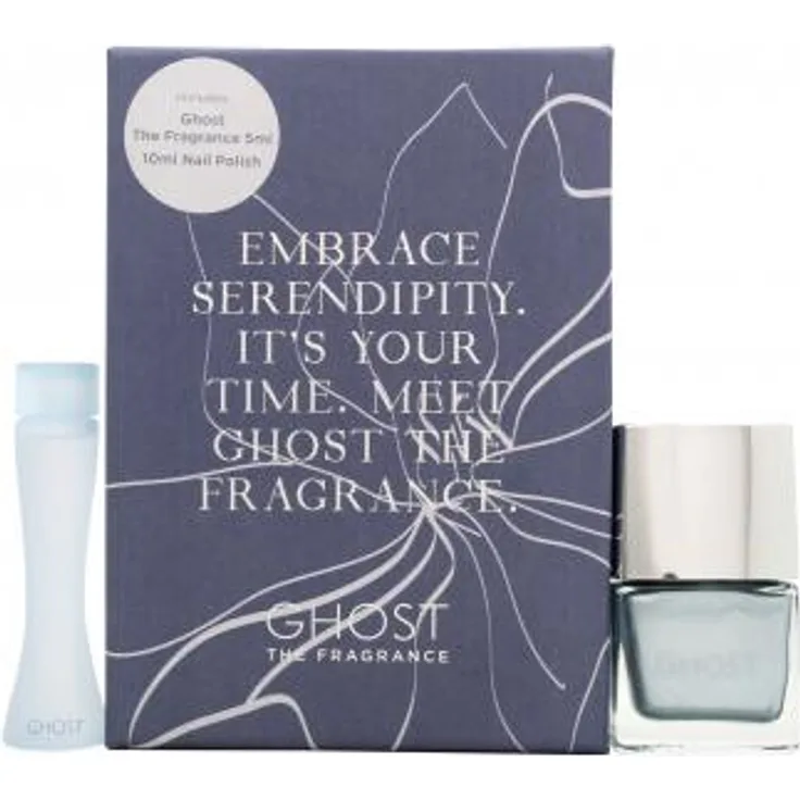 Ghost Original Set Eau de Toilette (EdT) 5 ml + Ghost Metallic Blue Nail Polish 10 ml