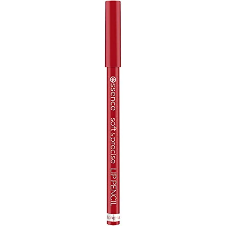 essence soft & precise LIP PENCIL, Lippenkonturenstift, weich & präzise, langanhaltend, Nr. 24 fierce, rot, langanhaltend, farbintensiv, natürlich, vegan, Nanopartikel frei (0,78g) – Bild 2