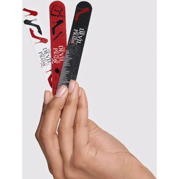 Zwilling Beauty Nagelfeilen Devil Wears Prada 2, Unisex Set mit präzisem Kürzen und Formen der Nägel, schwarz/rot/weiß – Bild 5