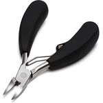 BEZOX Präzision Fußnagel Knipser Metall Nagelzange Für Dicke Und Tiefe Eingewachsene Fußnägel und Fingernägel - Weicher Griff