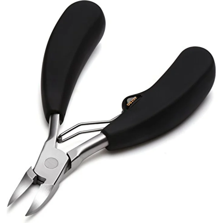 BEZOX Präzision Fußnagel Knipser Metall Nagelzange Für Dicke Und Tiefe Eingewachsene Fußnägel und Fingernägel - Weicher Griff – Bild 1