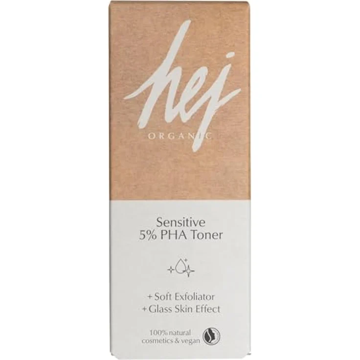 HEJ ORGANIC Sensitive PHA Toner (100 ml) für sensible Haut, sanfte Reinigung & Feuchtigkeitsversorgung, PHA Exfoliation, Naturkosmetik, 100% vegan – Bild 2