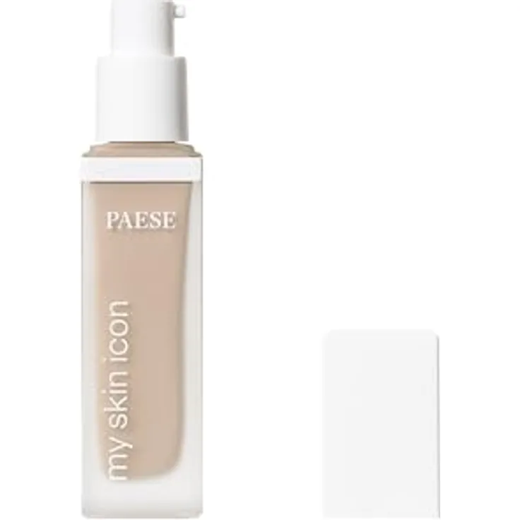 Paese My Skin Icon Mattifying Foundation, mattierendes Make-up, Farbton 1N Ecru, 33 ml mit langanhaltendem Effekt, minimiert Poren und spendet Feuchtigkeit