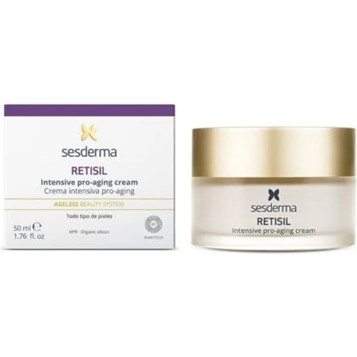 Sesderma Retisil Intensive Pro-Aging Cream 50 ml - Fortgeschrittene Formel für reife Haut, mit innovativem Retinoid, tief hydratisierend und natürlichen Extrakten - SESDERMA