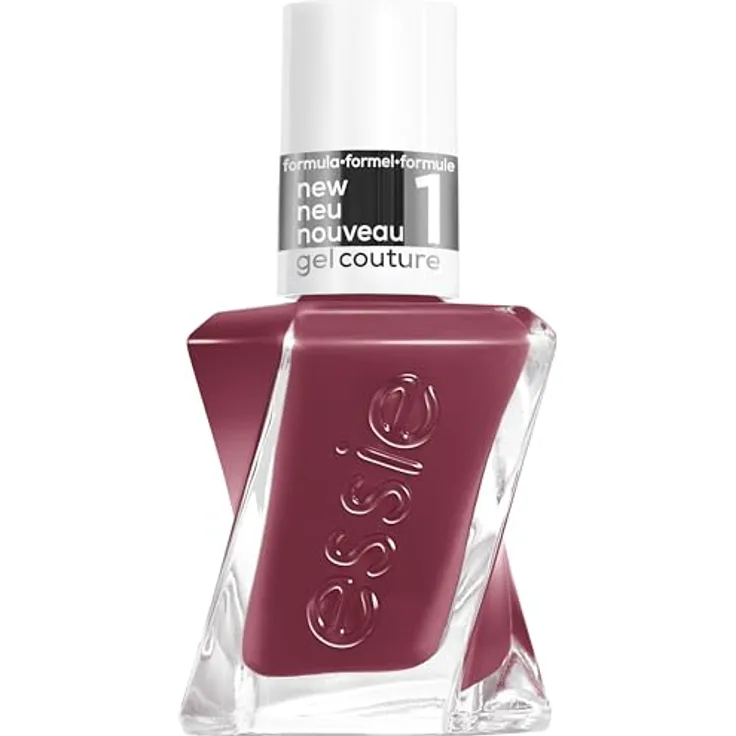 essie langanhaltender Nagellack mit glänzendem Finish, Maniküre ohne UV-Licht, Gel Couture, Farbe: Nr. 523 not what it seams, Lila, 1 x 13,5 ml