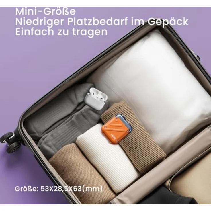 METZ Traveller Elektrorasierer Herren, Tragbarer Nass- und Trockenrasierer mit 9000rpm Motor, IPX7 Wasserdicht, 60 Tage Akkulaufzeit, Weiß – Bild 3