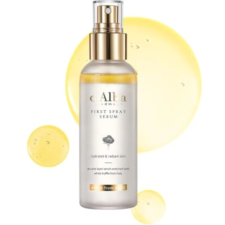 d'Alba White Truffle Mist Serum, Gesichtsserum mit Antioxidantien und Niacinamid, 100ml, vegan und hypoallergen – Bild 1