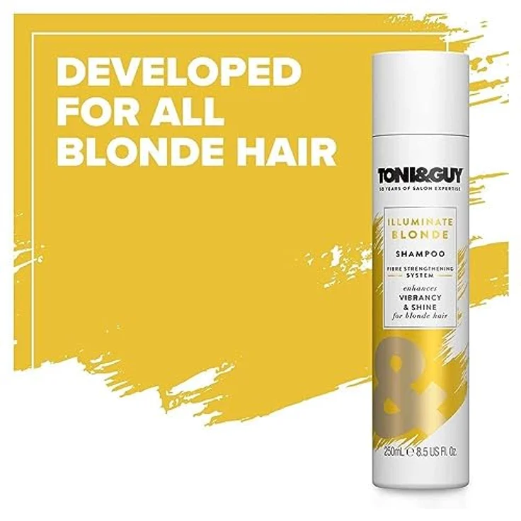 Toni&Guy Cleanse Blonde Hair Shampoo Für Blondes Haar 250 ml – Bild 3
