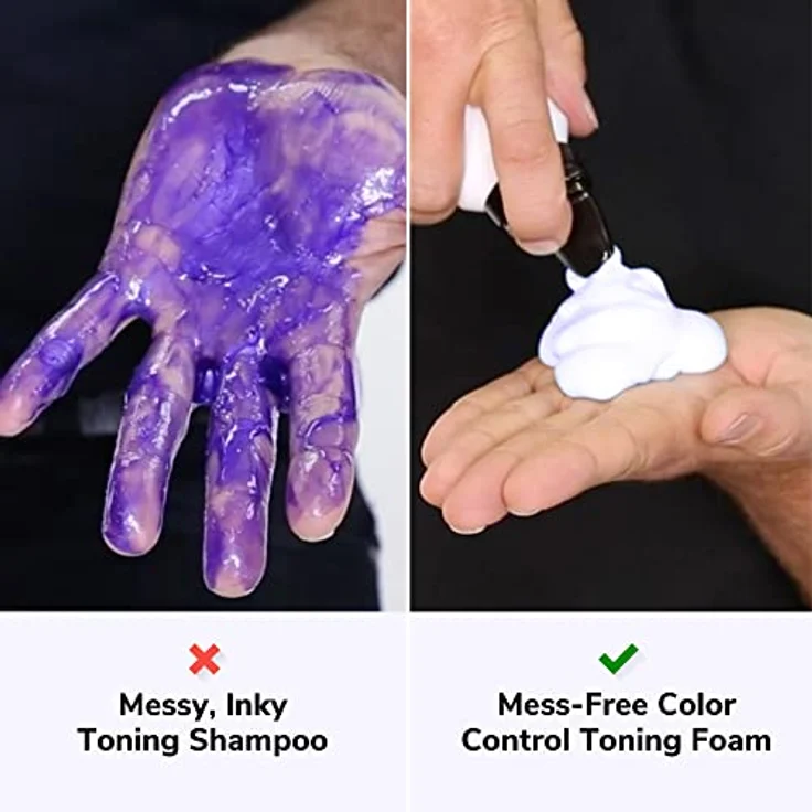 Color Control Purple Toning And Styling Foam 200 ml – Bild 6