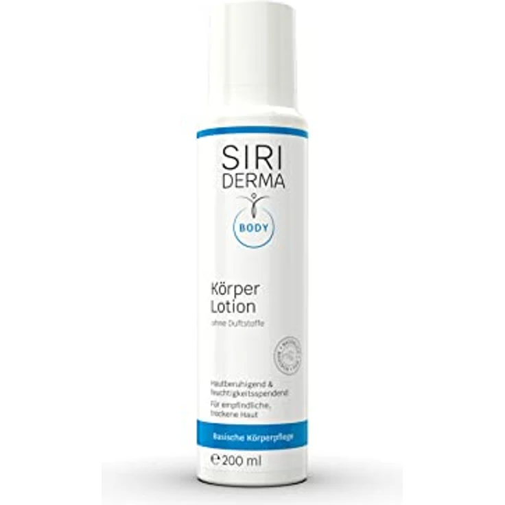 SIRIDERMA Basische Körperlotion | 200 ml | Ohne Duftstoffe | Hautberuhigende Feuchtigkeitspflege | Für Glattere Haut – Bild 1