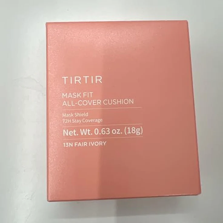 TIRTIR Mask Fit All Cover Cushion, mattierendes Make-up im Schwämmchen, 18 g, Farbe 13N Fair Ivory, hohe Deckkraft, mit Hyaluronsäure, für einen einheitlichen Teint – Bild 7