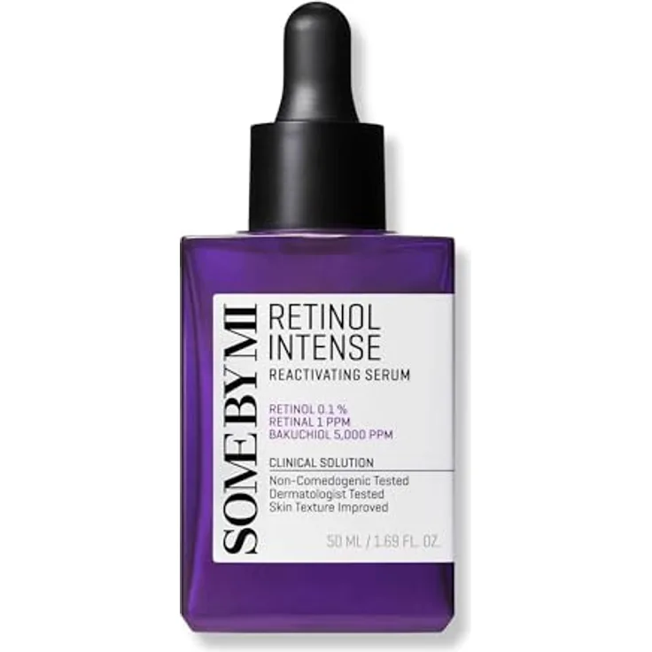Some By Mi Retinol Intense Reactivating Serum, Anti-Aging Gesichtsserum für empfindliche Haut, 50 ml, hypoallergen und vegan