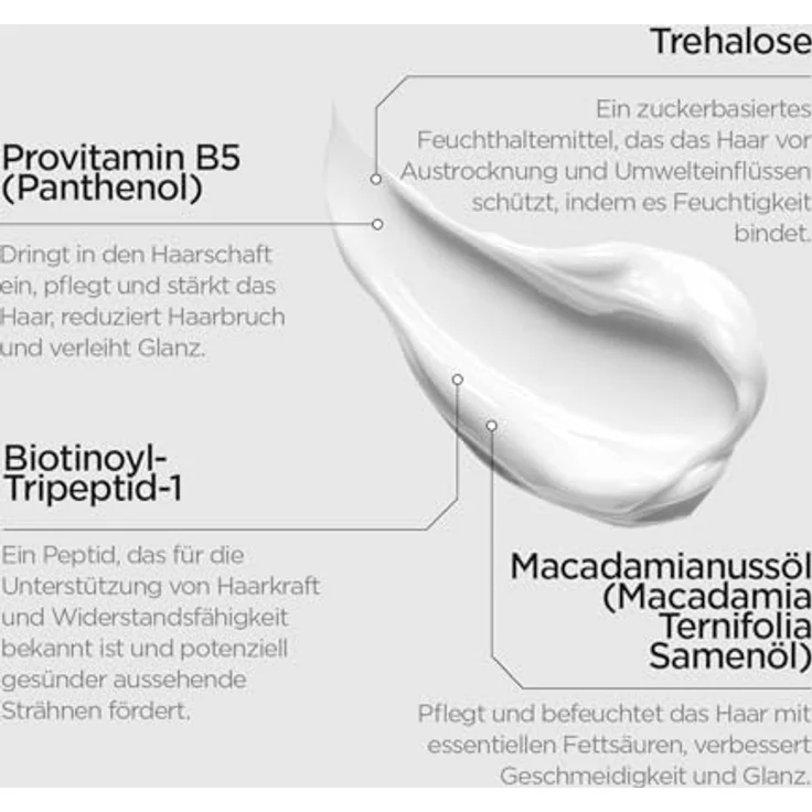 REVOX B77 PLEX Molecular Repair Mask, 50 ml, Haarreparaturmaske zur Wiederherstellung von Haarkeratinbindungen, intensive Hydratation und Glanz, beugt Spliss vor – Bild 3