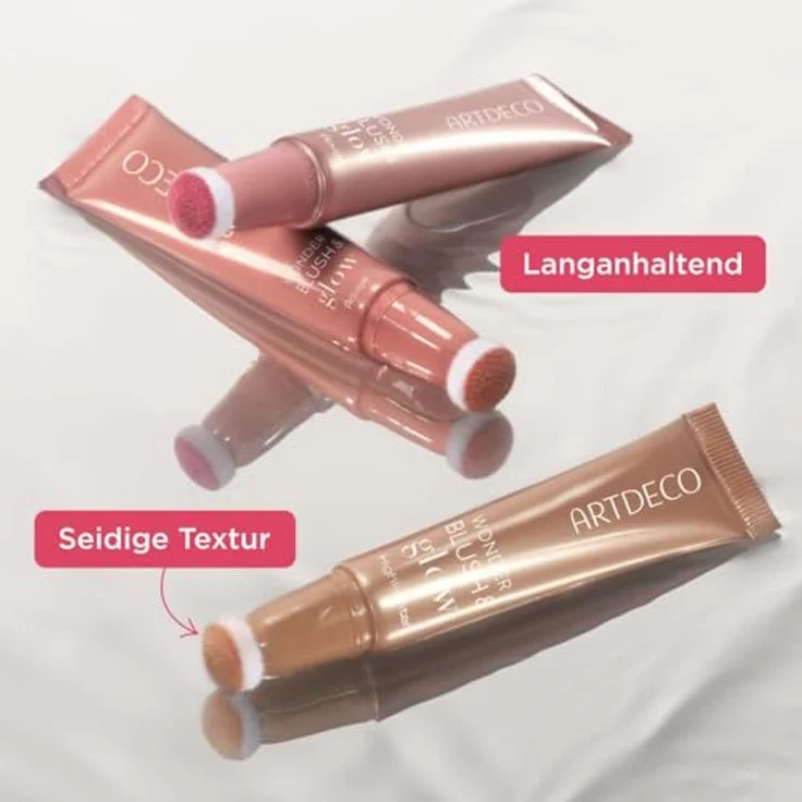 ARTDECO Wonder Blush & Glow Rouge, 12 ml, langanhaltend mit perlmuttartigem Glanz für einen natürlichen Teint – Bild 5