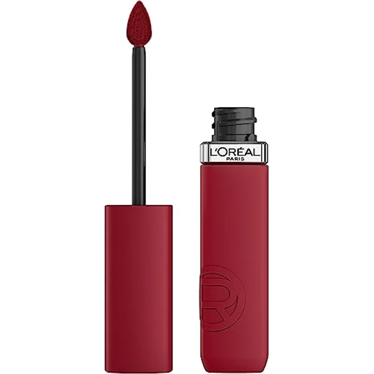 L'Oréal Paris Pflegender Lippenstift mit mattem Finish, Für leuchtende Farben mit bis zu 16 Stunden Halt, Infaillible Matte Resistance, Nr. 420 Le Rouge Paris​, 1x 5 ml – Bild 1