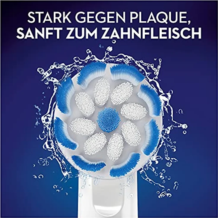 Oral-B Sensitive Clean 8er Aufsteckbürste, weiß – Bild 4