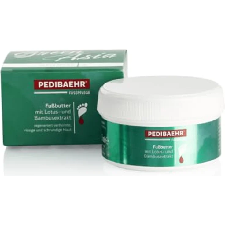 Pedibaehr Fußbutter Green Asia, mit Lotus- und Bambusextrakt, Vitamin E, 125 ml – feuchtigkeitsspendend, auch für Diabetiker – Bild 2