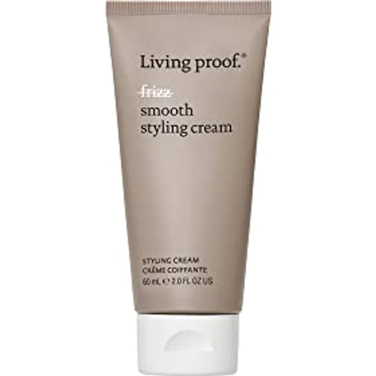 Living Proof No Frizz Smooth Styling Cream | Silikonfreie Stylingcreme für trockenes und widerspenstiges Haar | Anti-Frizz, entwirrt, glättet | Cruelty free, ohne Parabene, Sulfate | 60ml – Bild 1