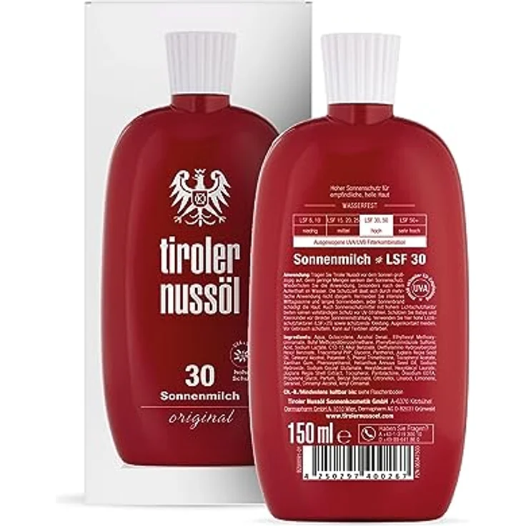 Tiroler Nussöl Original Sonnenmilch LSF30 150 ml – Bild 5