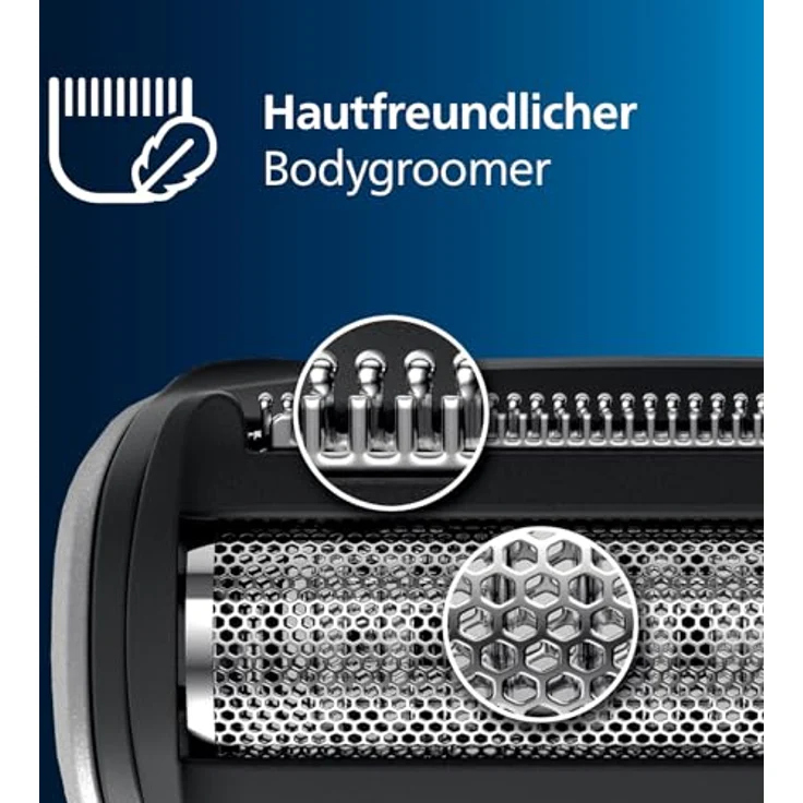 Philips Bodygroom Series 3000 Trimmer Körper Ganzkörperpflege Laufzeit BG3017/01, Körperhaartrimmer für Herren mit präzisem Schnitt & ergonomischer Form – Bild 4
