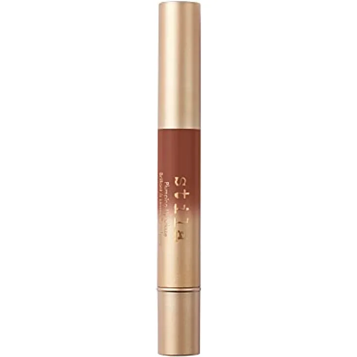 Stila Cosmetics Plumping Lip Glaze, hydratisierendes Lipgloss mit Volumeneffekt, Farbton Cinnamon, 3.5 ml