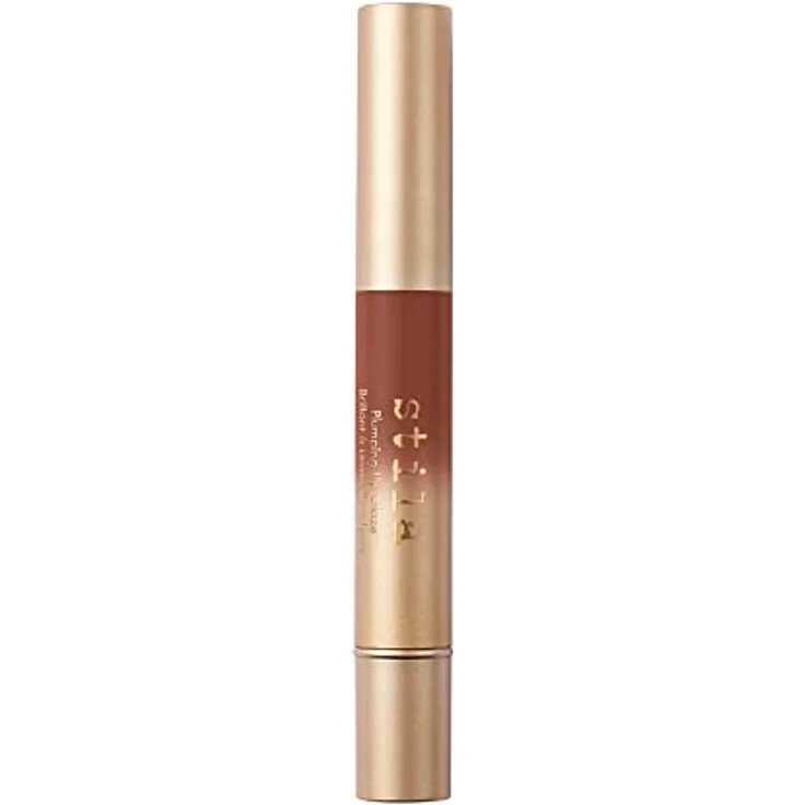 Stila Cosmetics Plumping Lip Glaze, hydratisierendes Lipgloss mit Volumeneffekt, Farbton Cinnamon, 3.5 ml – Bild 1