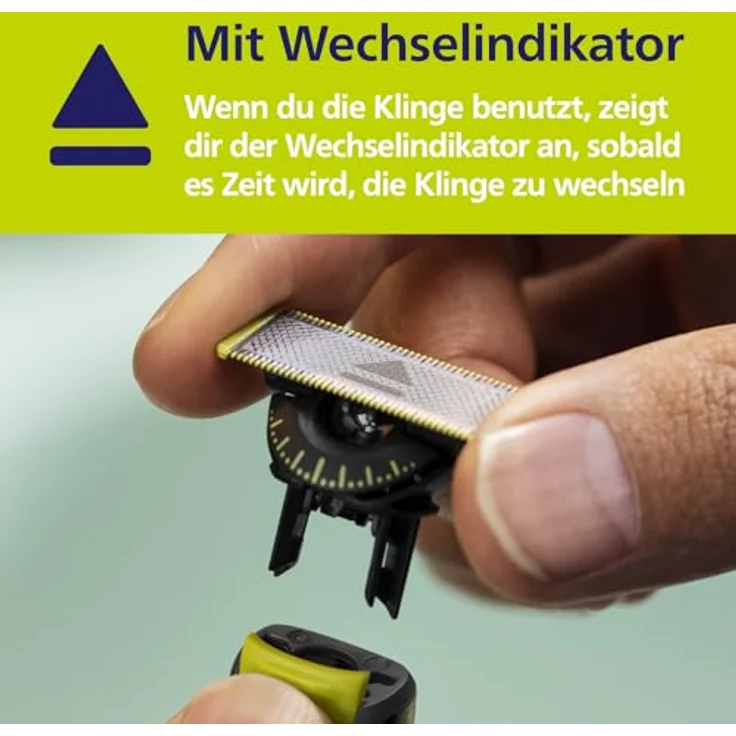 Philips OneBlade QP624/50, Ersatzklinge für Elektrorasierer mit langlebiger Schneidetechnologie – Bild 9