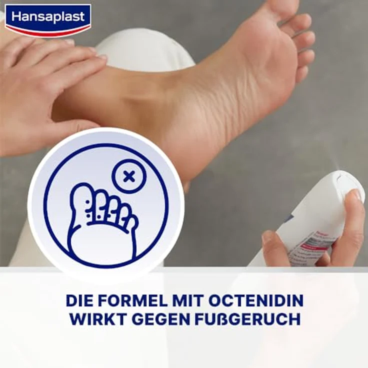 Hansaplast Fußpilz 2in1 Deo, 150 ml, wirksam gegen Fußpilz und geruchsbindend – Bild 4