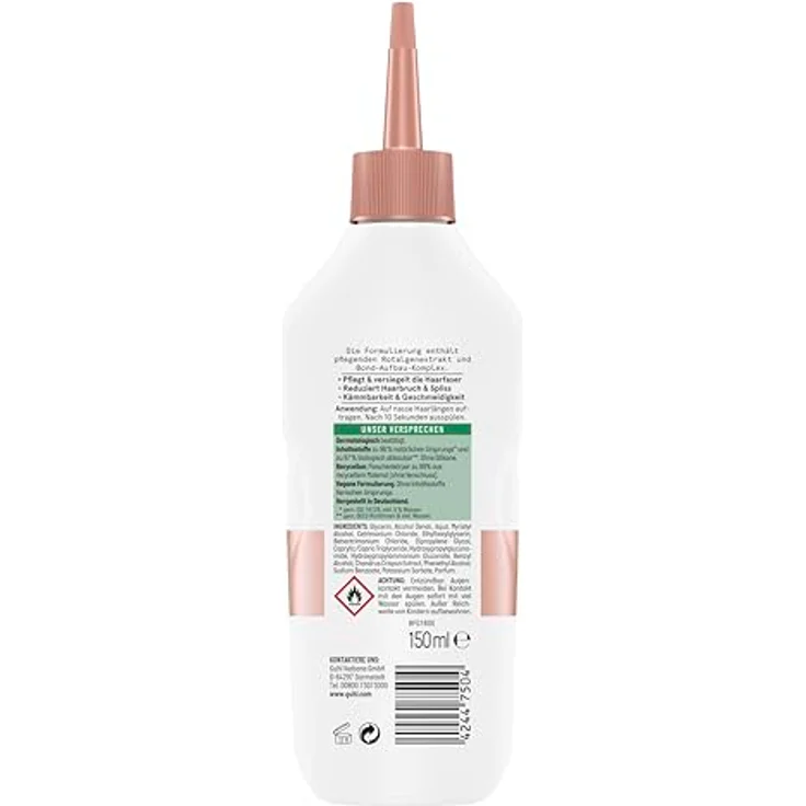 Guhl BOND+ Reparatur Anti-Haarbruch Fluid - 150 ml - Stark geschädigtes Haar reparieren - Bis zu 99 Prozent weniger Haarbruch - Ohne Silikone – Bild 2