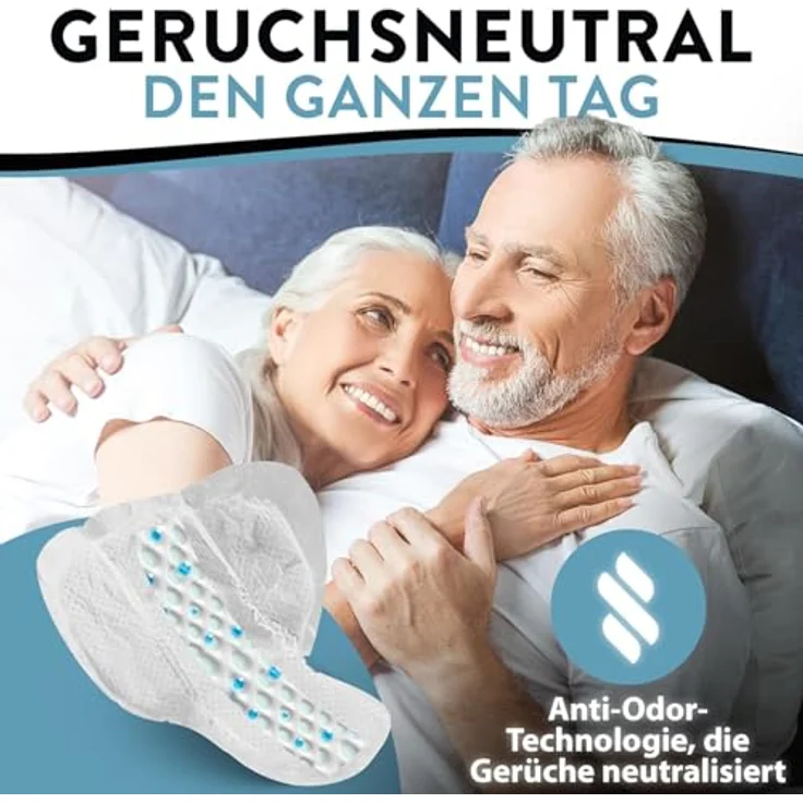 Harmony Care® Inkontinenzeinlagen für Männer, SUPER saugstark, 470 ml Absorption, anatomische Passform, 240 Stück – Bild 5