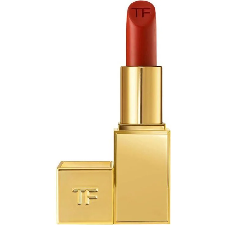 Tom Ford Lippenstift + Lipgloss, Lippenfarbe 16 Scarlet Rouge, cremige Textur mit starker Deckkraft, 3g