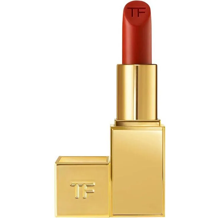 Tom Ford Lippenstift + Lipgloss, Lippenfarbe 16 Scarlet Rouge, cremige Textur mit starker Deckkraft, 3g