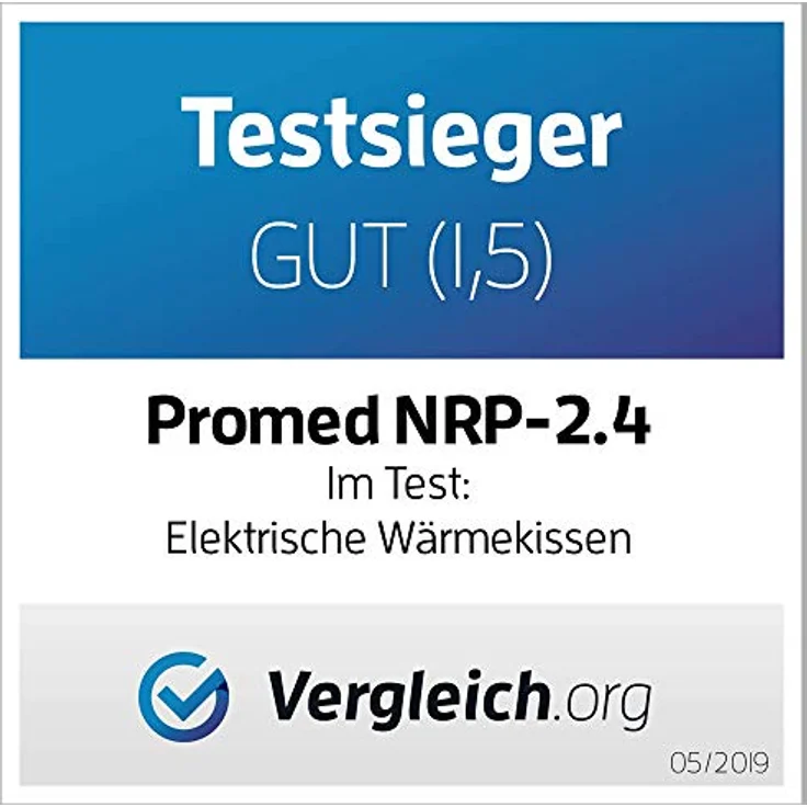 Promed Rücken - und Nackenheizkissen Nrp - 2.4, Heizkissen für Rücken, Nacken, Schulter, Wärmekissen mit Abschaltautomatik waschbar, 10 Temperaturstufen, Überhitzungsschutz – Bild 5