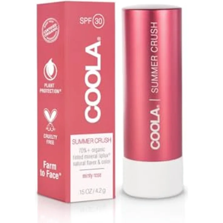 Coola Mineral Liplux Organic Tinted Lip Balm Sunscreen Summer Crush Spf30, 4,2 ml - Sonnencreme von COOLA ideal für Unisex Erwachsene - Preisvergleich