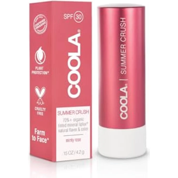 Coola Mineral Liplux Organic Tinted Lip Balm Sunscreen Summer Crush Spf30, 4,2 ml - Sonnencreme von COOLA ideal für Unisex Erwachsene - Preisvergleich