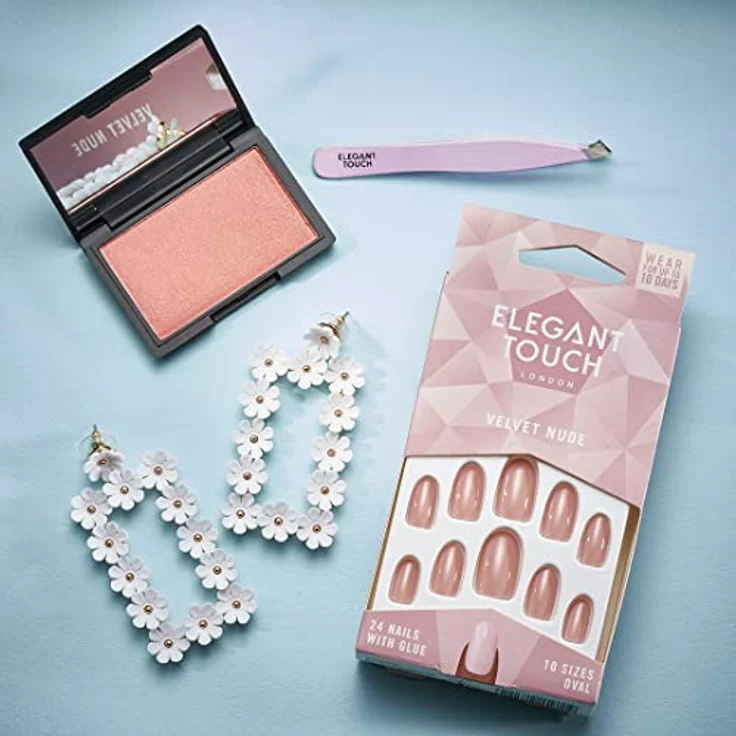 Elegant Touch Colour Nails Velvet Nude Kunstnägel – Bild 2