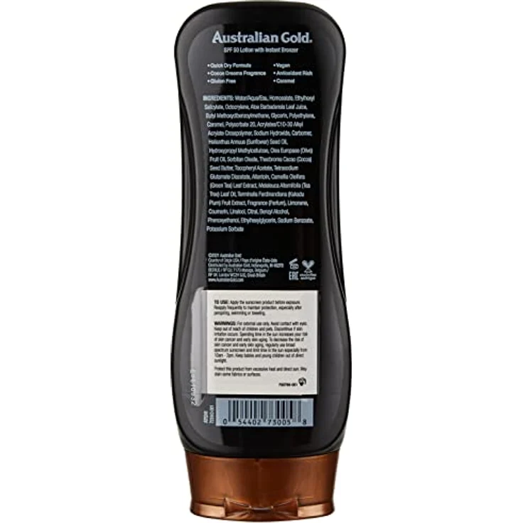 Australian Gold SPF50 Zonnebrand Lotion + Bronzer - 237 ml – Bild 4