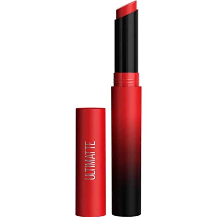 Maybelline New York Matter Lippenstift, Intensive Farbe und angenehmer Tragekomfort, Color Sensational Ultimatte, Farbe: Nr. 199 More Ruby (Rot), 1 x 2 g – Bild 2