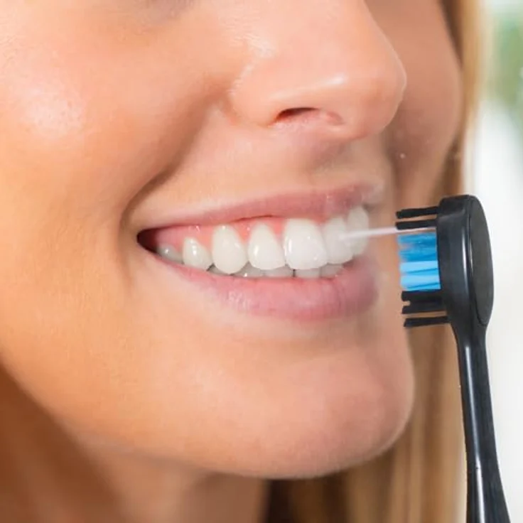 Cecotec ToothCare Jet Splash UltraSonic, 2-in-1 elektrische Zahnbürste mit Munddusche, 60 ml Tank, 120+ PSI, 3 Modi, IPX7, induktive Ladestation – Bild 5