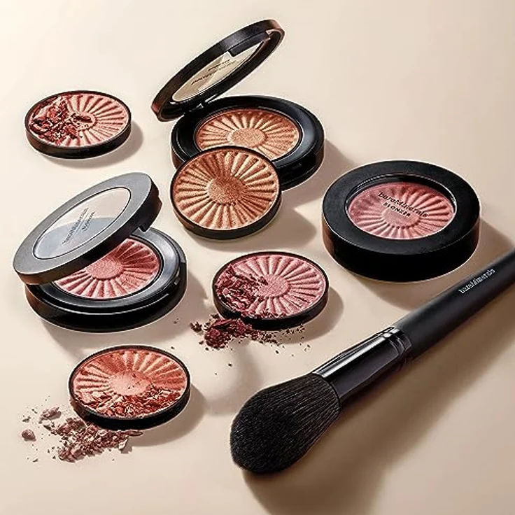 bareMinerals Rouge Gen Nude Blonzer Blush Damen 3,8 g, 2-in-1 Blush + Bronzer mit mineralischen Pigmenten, Farbe: Kiss of Pink – Bild 8