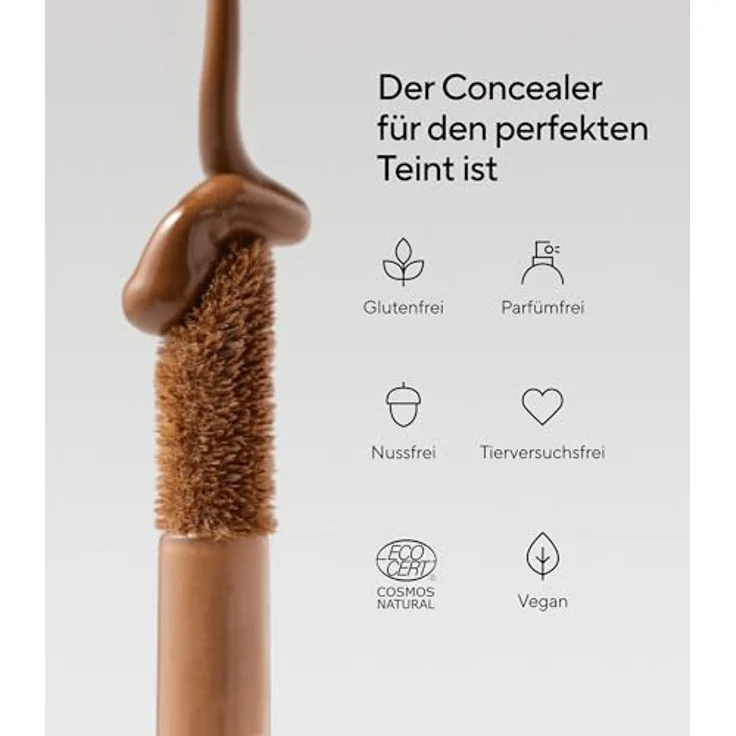 Mádara Augen Make-up Luminous Perfecting Concealer 35 Honey 4 ml mittlere Deckkraft – Bild 6