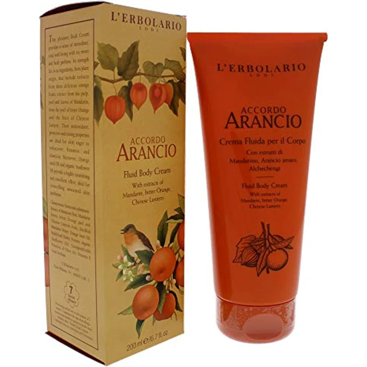 L'Erbolario Accordo Arancio Körpercreme, Parfümiertes Cremefluid für den Körper, 200 ml – Bild 3