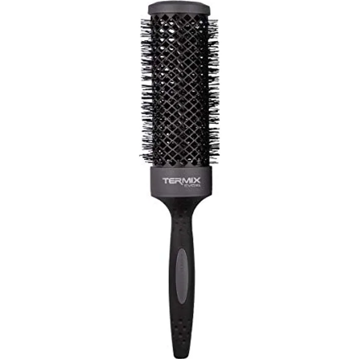 Termix Evolution XL. Thermische Rundhaarbürste mit 3 cm längerem Keramikrohr für langes Haar. Reduziert dank seiner ionisierten Fasern und des Anti-Haft-Rohrs die Trocknungszeit. Durchmesser: 43 cm.
