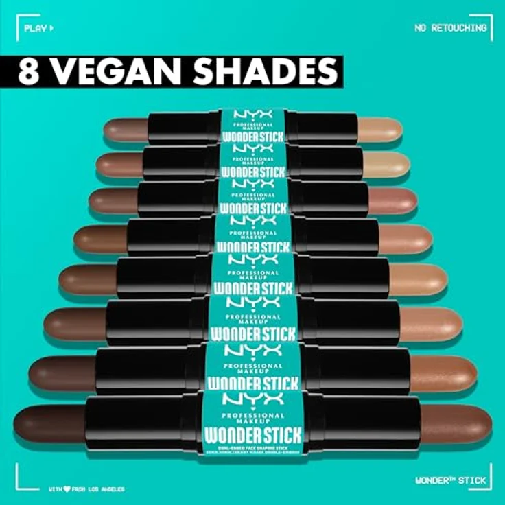 NYX Professional Makeup Wonder Stick für Highlighting & Contouring 04 Medium 8 g  - Preisvergleich – Bild 5