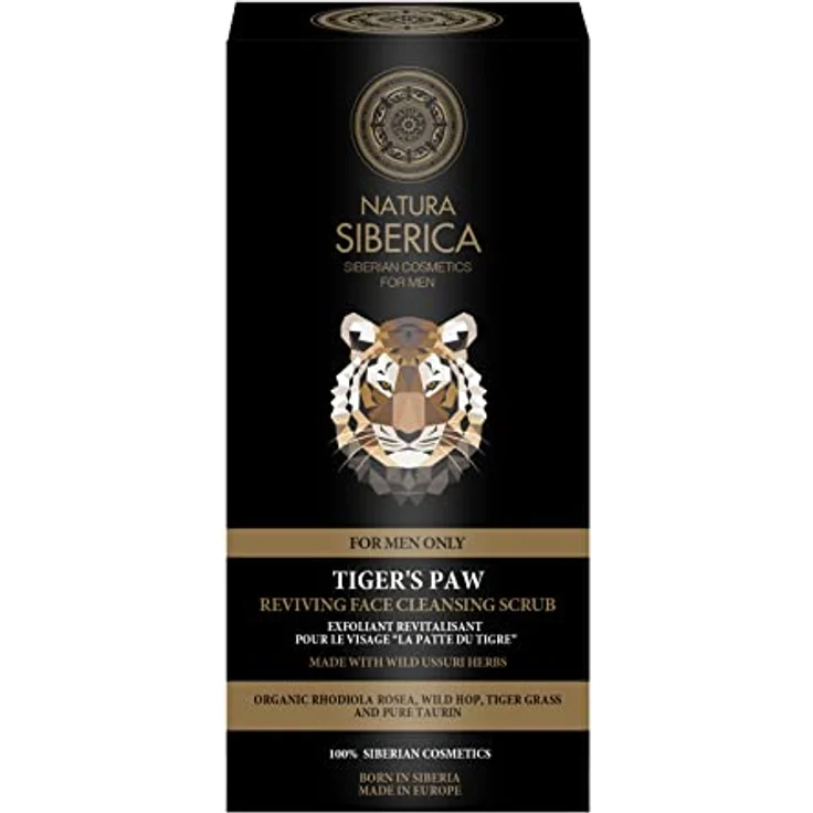 Natura Siberica Tiger's Paw Reviving Gesichtsreinigungspeeling für Männer, 150 ml - Revitalisierende Reinigung mit Tiger's Paw Extrakt – Bild 2