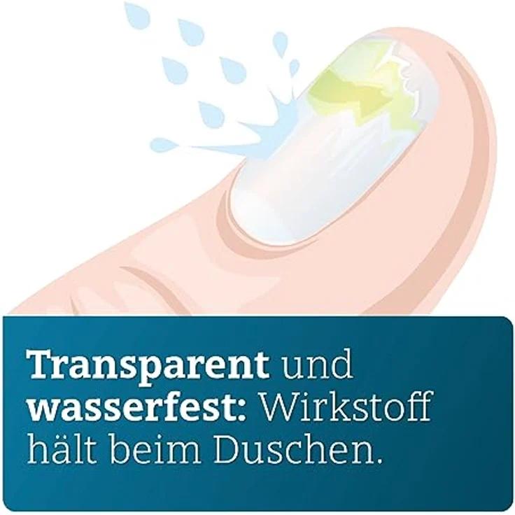 AMOROLFIN ADGC 50 mg/ml 5ml - wirkstoffhaltiger Nagellack zur effektiven Behandlung von Nagelpilz - Set mit 30 Einwegpfeilen, Alkoholtupfern und 10 Spateln - transparent & wasserfest – Bild 5