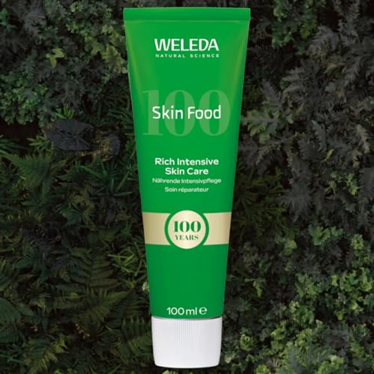 Weleda Skin Food 100 Years, universelle nährende Creme mit Kräutern, limitierte Ausgabe, 100 ml, intensive Feuchtigkeit, stärkt die Hautbarriere – Bild 6