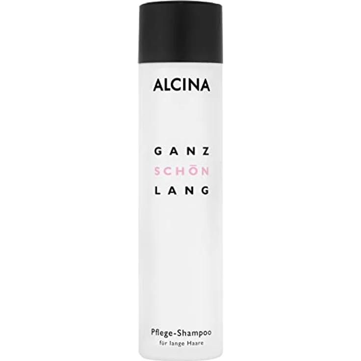 Alcina Ganz Schön Lang Pflege-Shampoo | 1 x 250 ml | Geschmeidigkeit, Glanz und Sprungkraft | für langes Haar