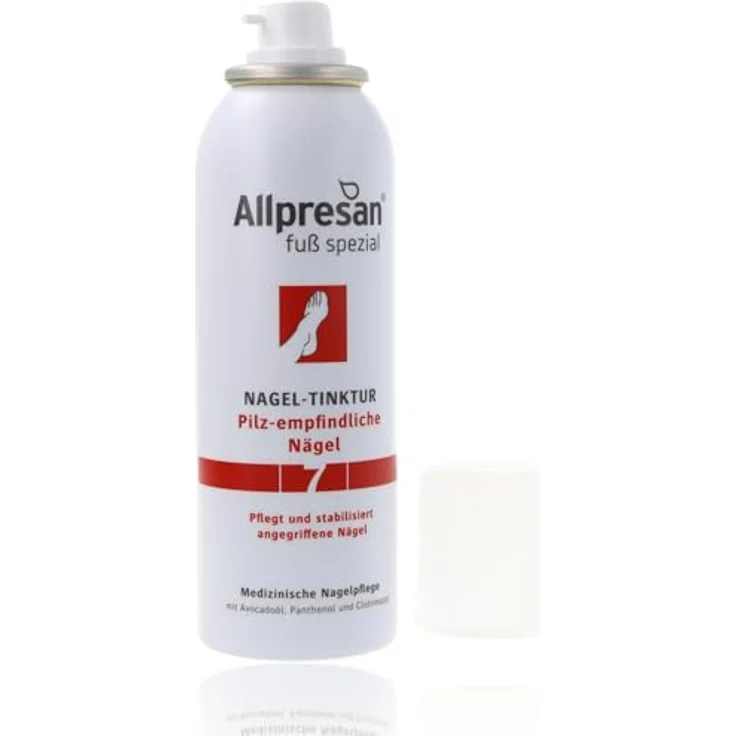 Allpresan Fuß spezial Nr. 7, Nageltinktur zur Therapie begleitenden Pflege, 125 ml mit Avocadoöl und Clotrimazol – Bild 2