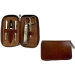 Dukas PL 1693HN, 5-teiliges Nagelpflegegerät für Männer, Edelstahl-Maniküre-Set für Zuhause und unterwegs